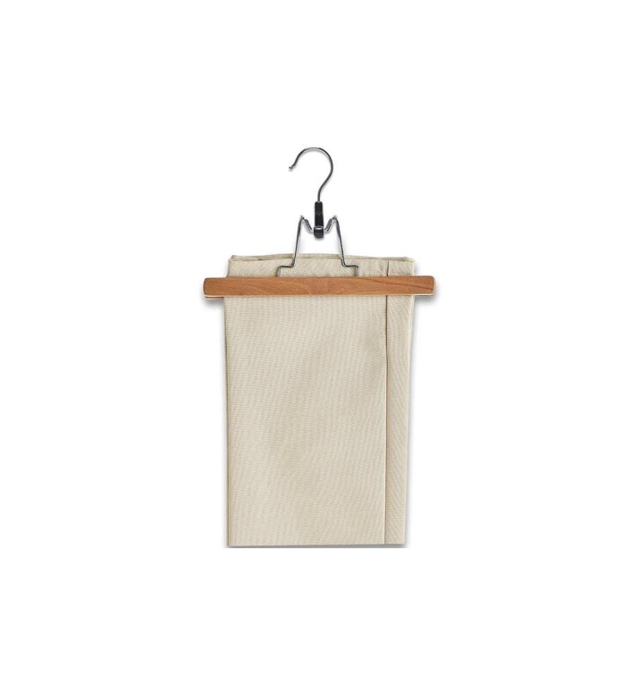 Zeller Present Hosenklemmbügel-Set, 3-tlg., Holz Braun