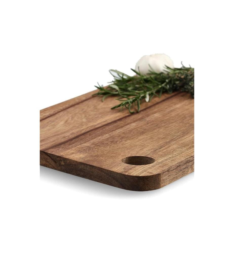 Zeller Present Planche à découper Acacia avec trou de poignée 27 cm  x 41 cm