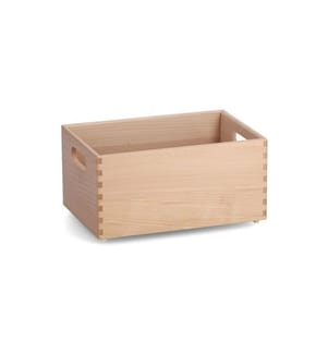 Zeller Present Caisse de rangement Hêtre Brun