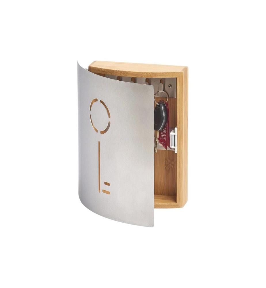 Zeller Present Armoire à clés Clé Argenté/Brun