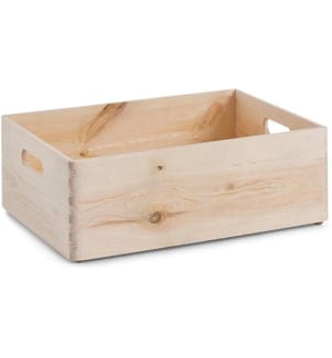 Zeller Present Caisse tout usage, bois résineux Brun
