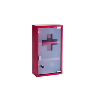 Armoire de premiers secours Zeller Present 25 x 12 x 45 cm, Rouge