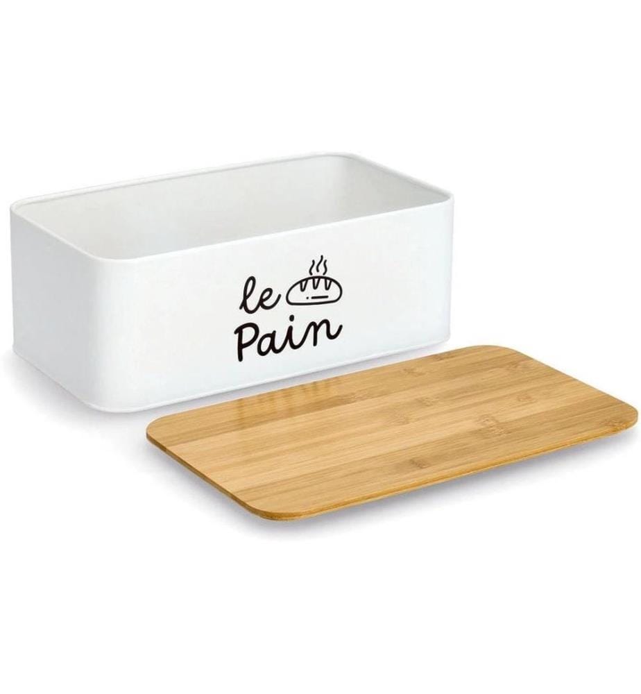 Zeller Present Huche à pain Le Pain Brun/Blanc