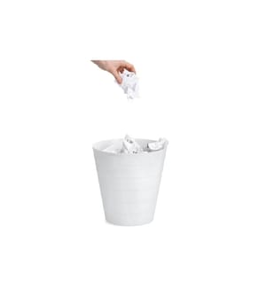 Zeller Present Abfalleimer 13.5 l, Weiss