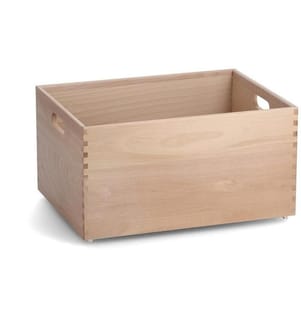 Zeller Present Caisse de rangement Hêtre Brun
