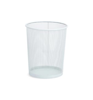 Zeller Present Papierkorb Mesh 15 l, Weiss
