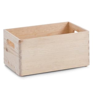 Zeller Present Caisse de rangement Pin Brun