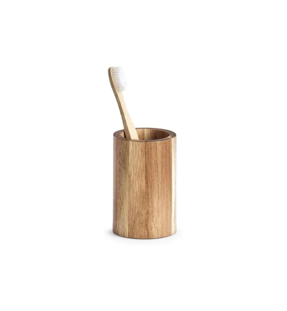 Zeller Present Gobelet pour le brossage de dents Acacia Brun