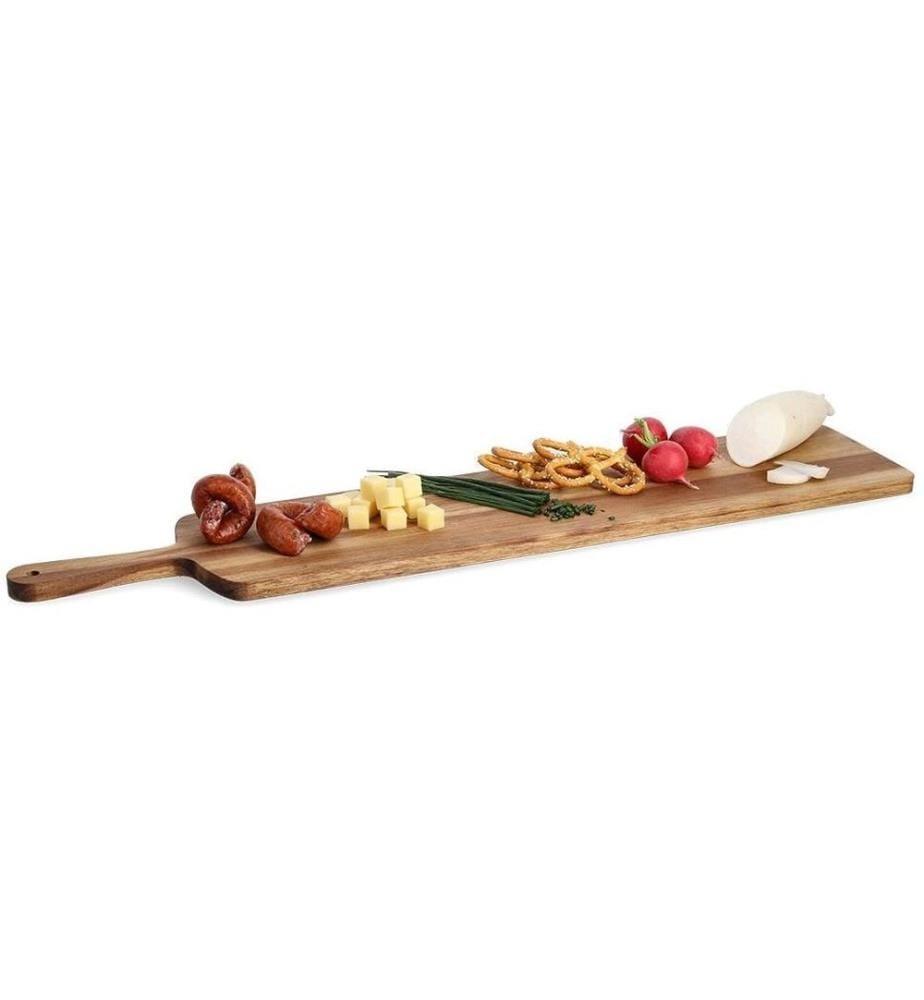 Zeller Present Plateau de service Acacia Brun