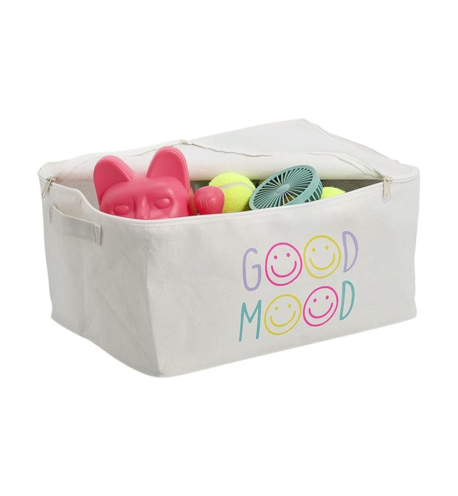 Zeller Present Aufbewahrungsbox Good Mood 39 x 29 x 18 cm