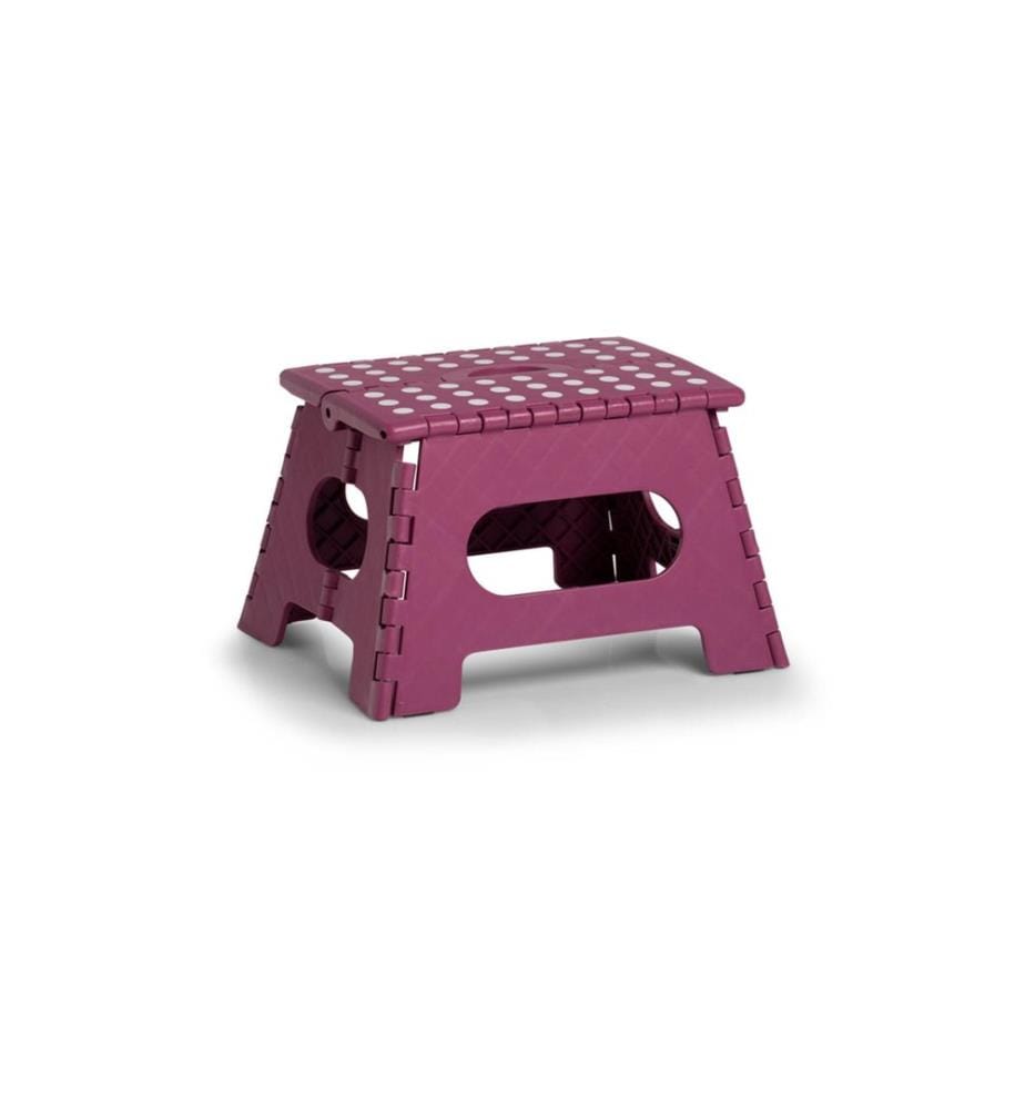 Tabouret pliant Zeller Present 35 x 28 x 22 cm, Berry