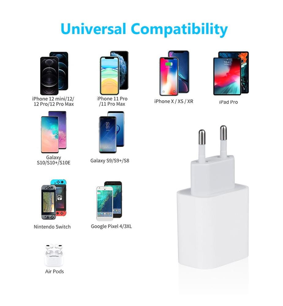 USB-C-Netzladegerät "connected+" - 1 USB 3.0 a-Anschluss - 18 W