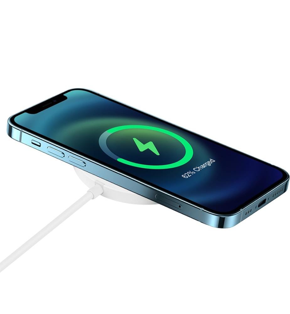 Chargeur Rapide sans Fil Magnetique - Blanc