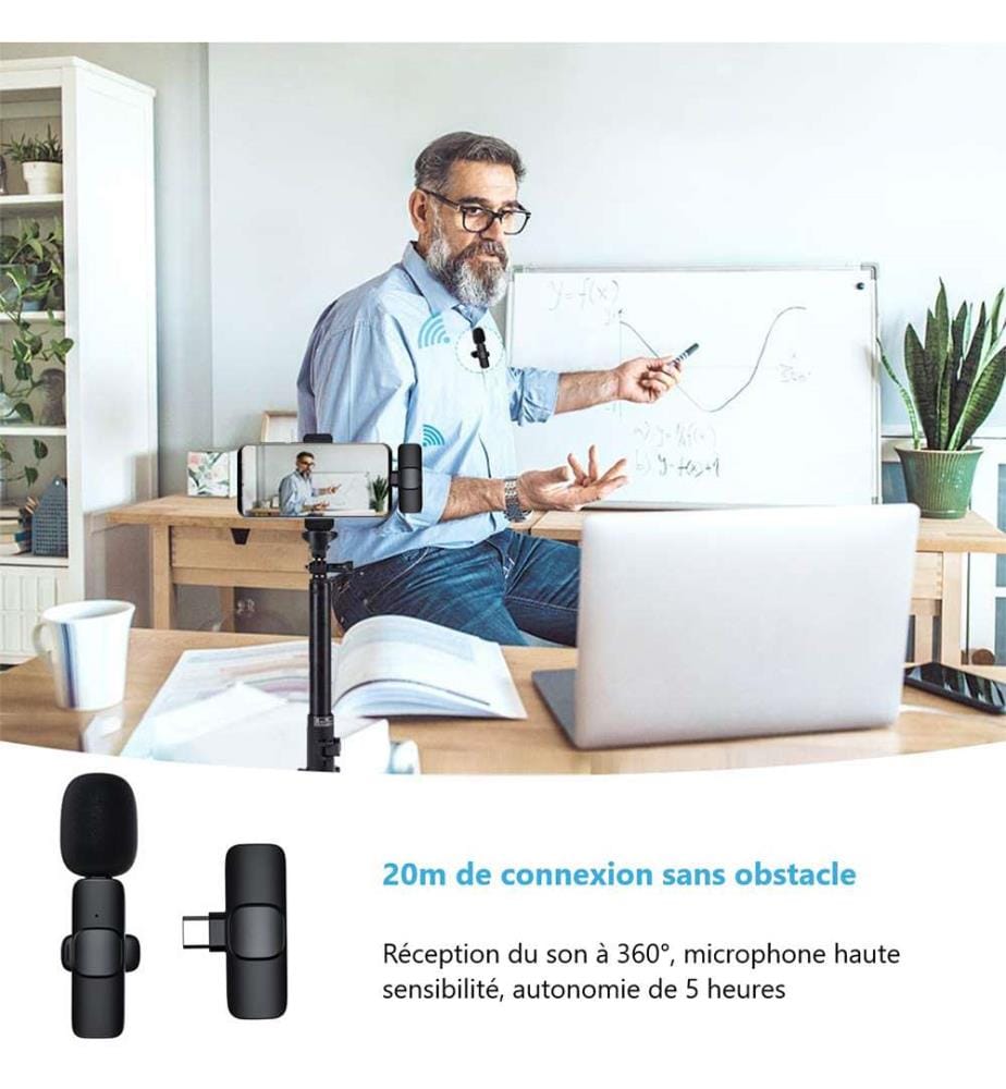 Microfono USB C - Nero