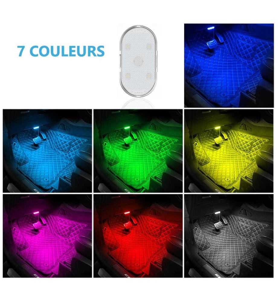 Led d'Ambiance pour Voiture - Blanc