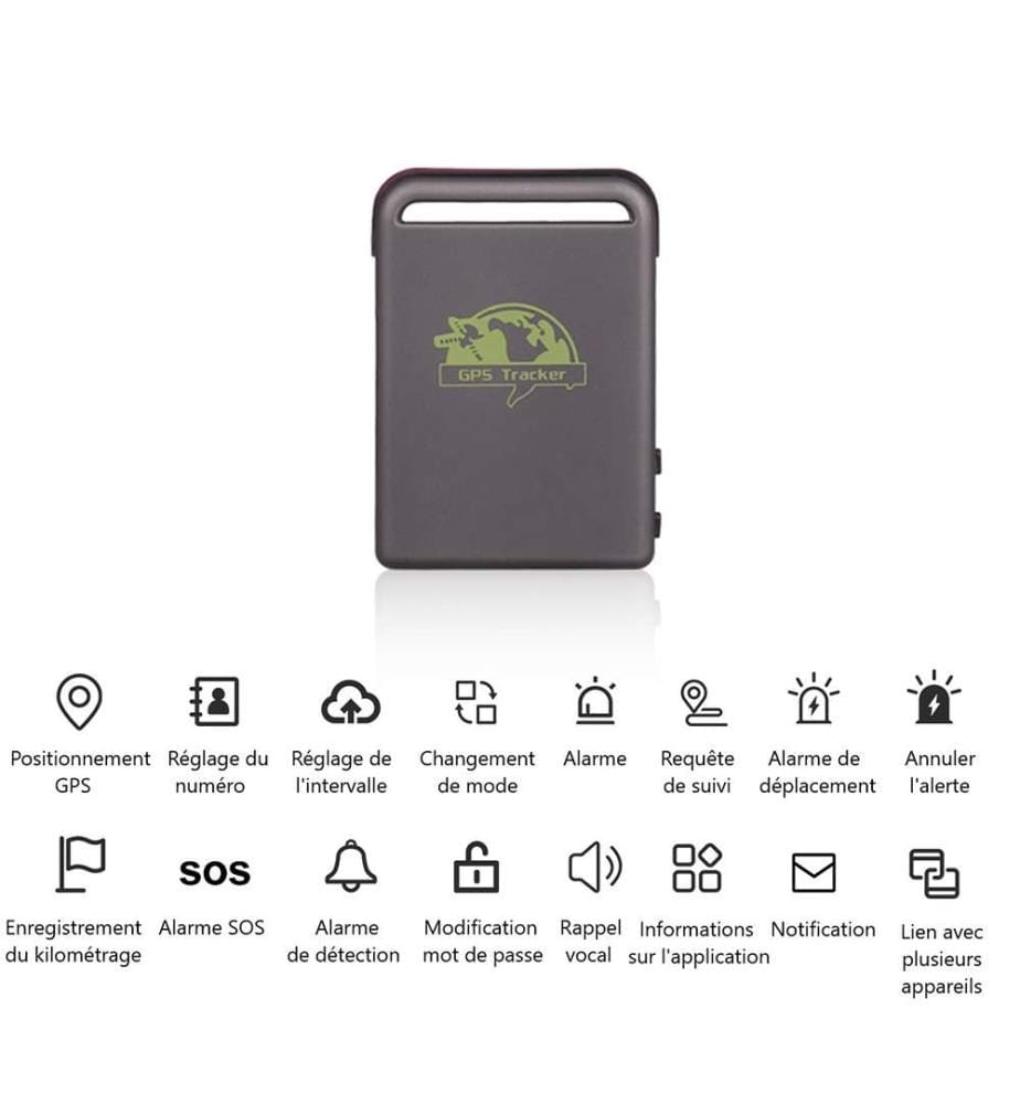 Localizzatore GPS con scheda SIM - Grigio