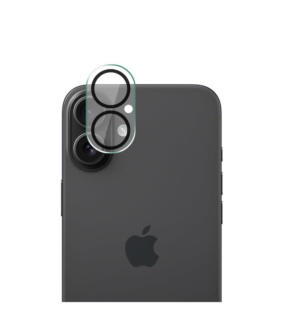 Iphone 16Plus kompatibler Objektivschutz - Schwarz