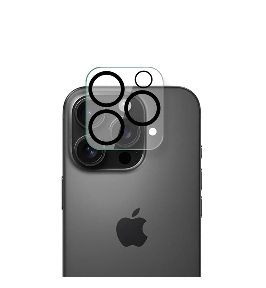 Iphone 16Pro kompatibler Objektivschutz - Schwarz