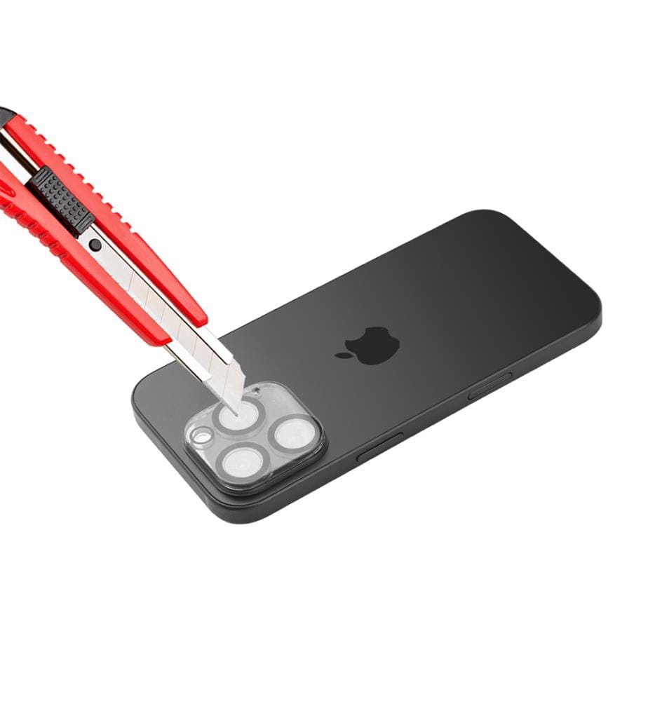 Iphone 16Pro kompatibler Objektivschutz - Schwarz