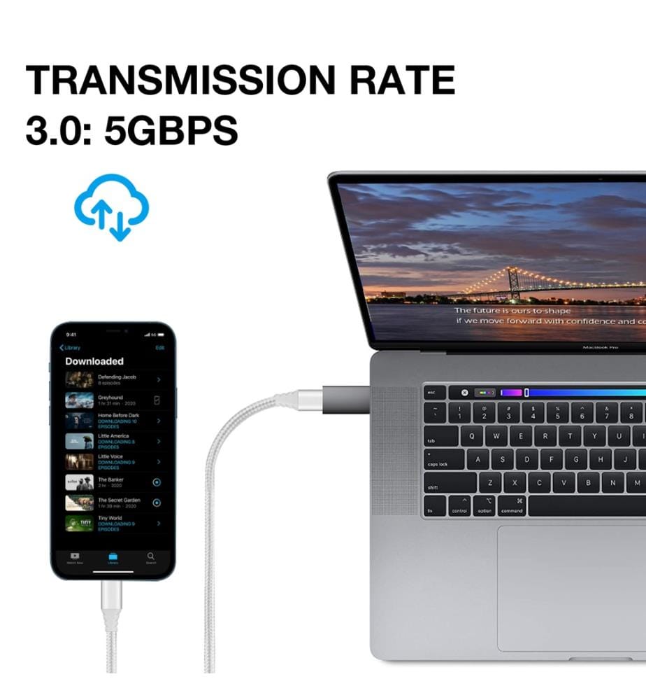 Adapter Usb-C auf Usb Platyne - Aluminium