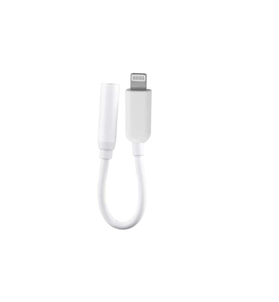 Audioadapter Lightning Stecker und Buchse - Weiss