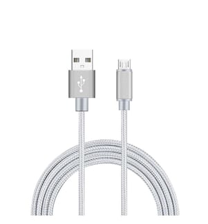 USB-zu-Mikro-USB-Kabel 1 Meter - Weiss