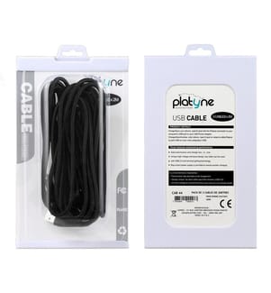 3er-Pack USB-auf-Lightning-Kabel 2 Meter - Schwarz