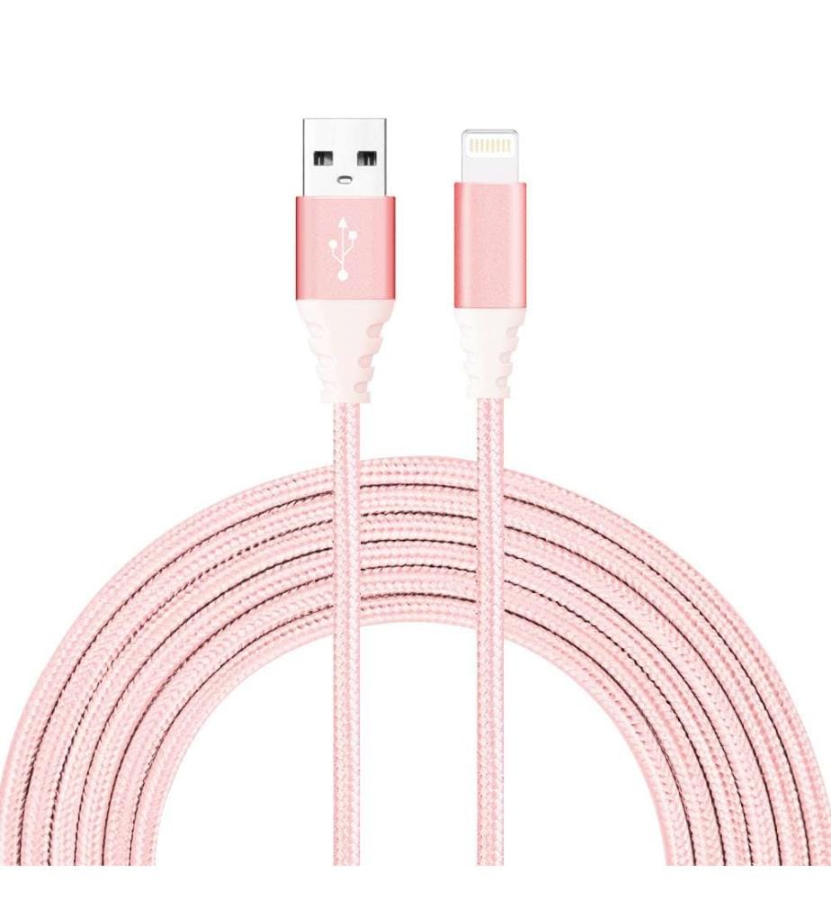 USB-auf-Lightning-Kabel 2 Meter - Pink