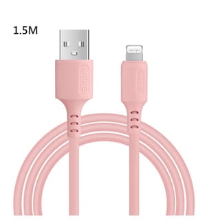 USB-Ladegerät für Lightening / iPhone 1,50 Meter - Pink