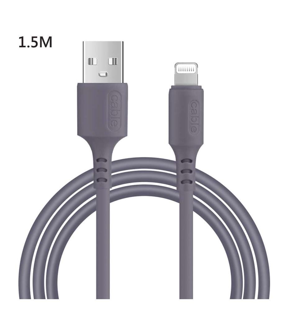 Usb Ladegerät Vers Lightening / Iphone 1,50 Meter - Grau
