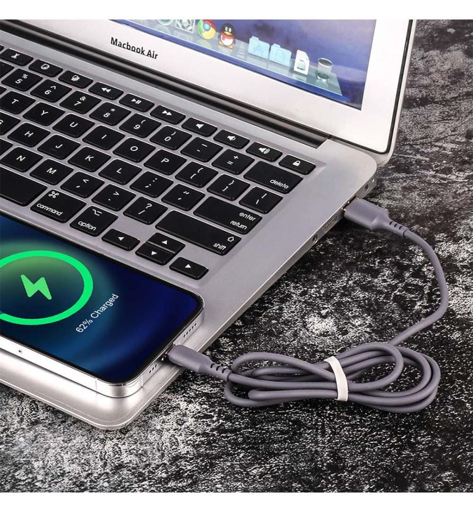 Usb Ladegerät Vers Lightening / Iphone 1,50 Meter - Grau