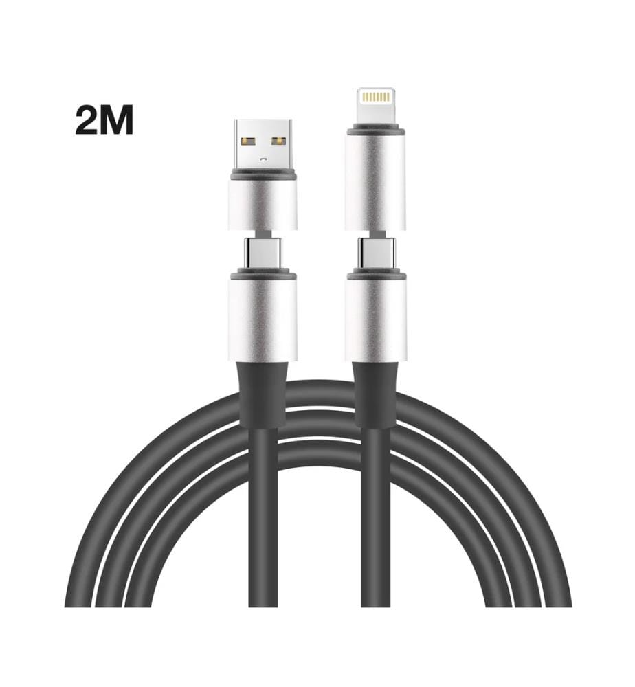 UBS-C/ Lightning charging cable - Black