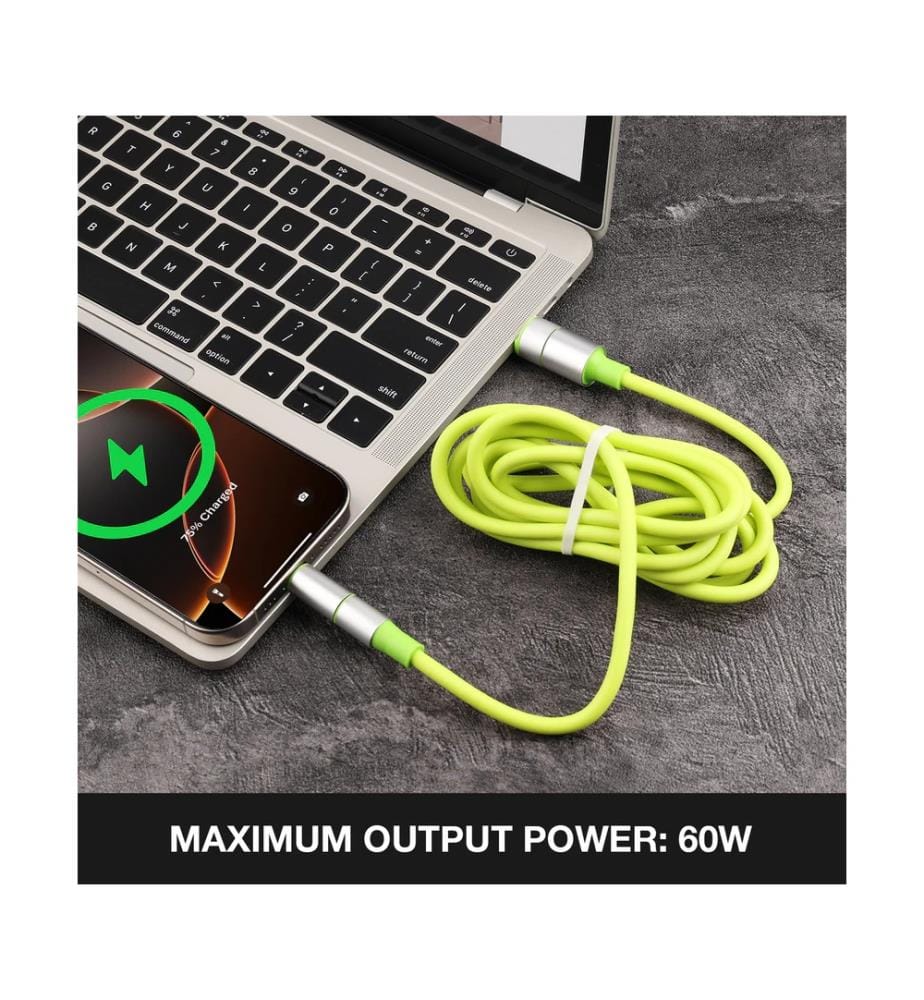UBS-C/ Lightning charging cable - Green