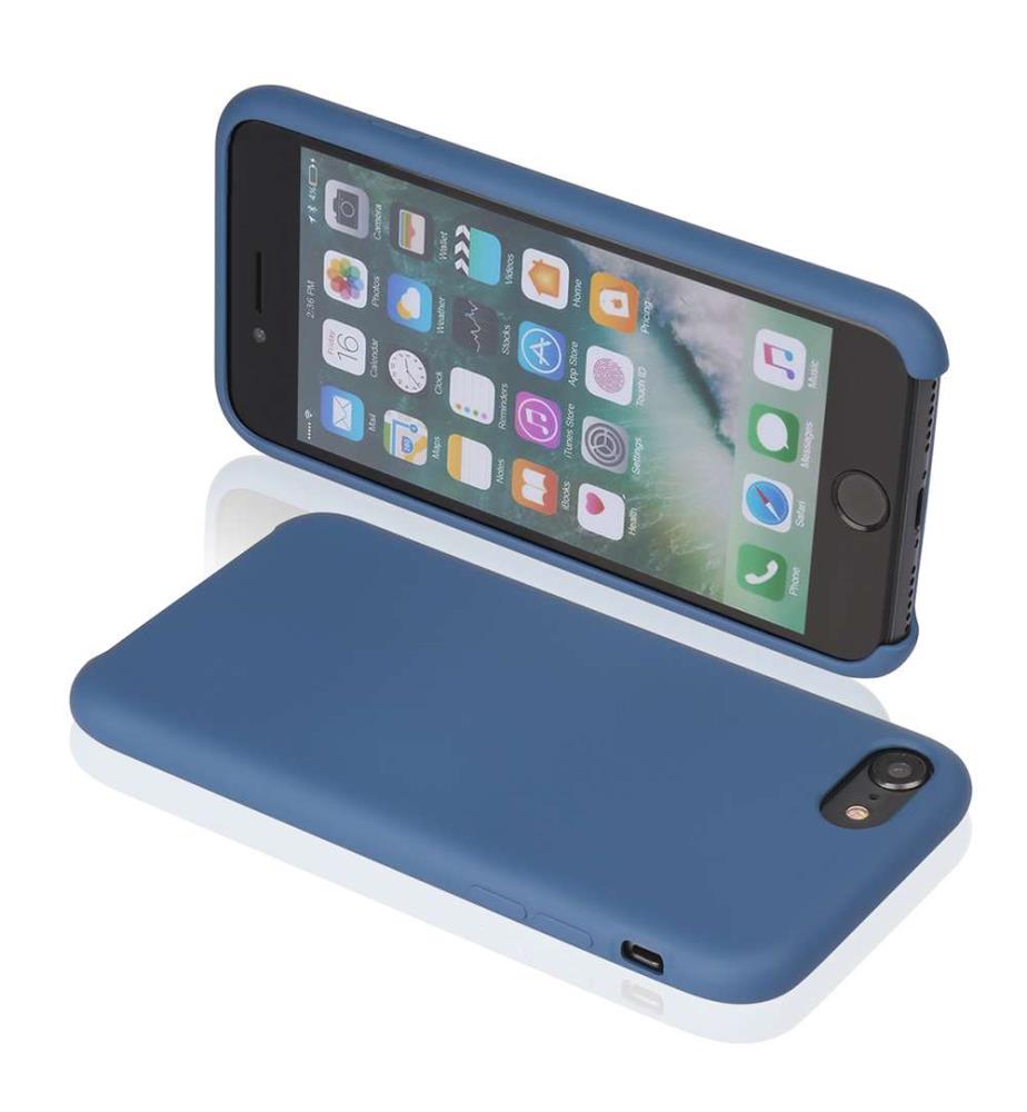 Hard Silicone Case for iPhone 7/8 - Cobalt Blue
