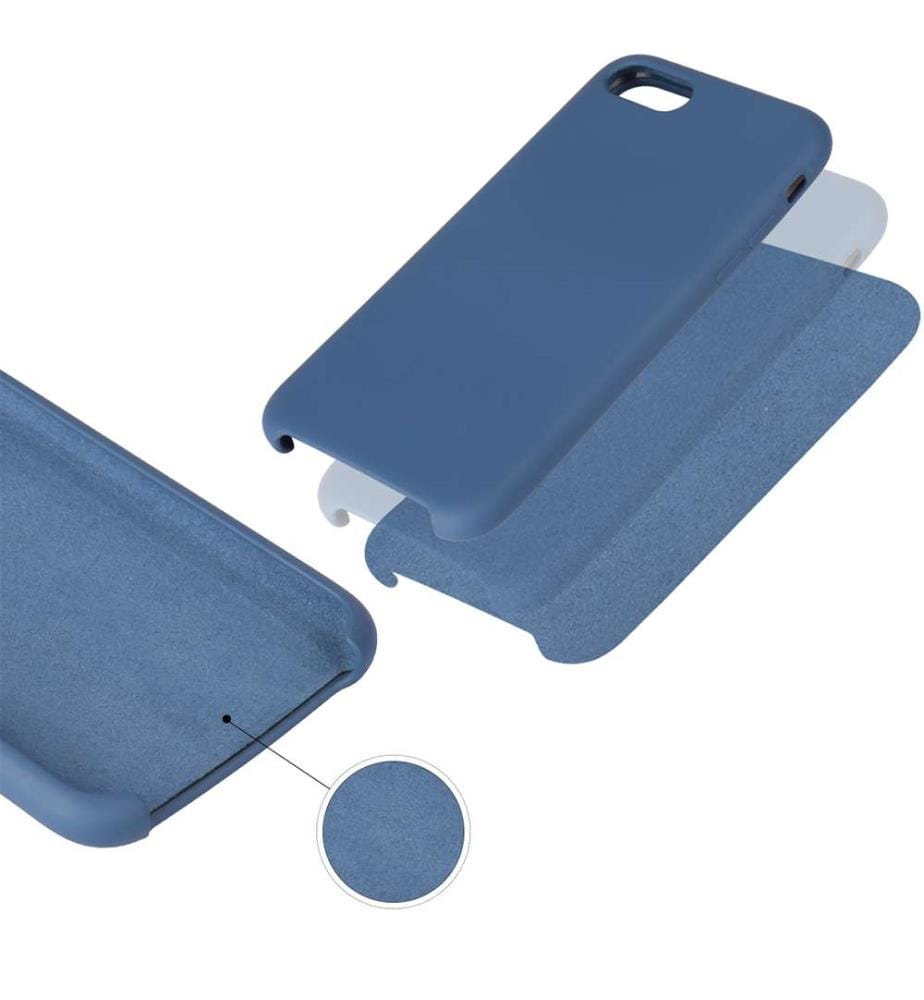 Hard Silicone Case for iPhone 7/8 - Cobalt Blue