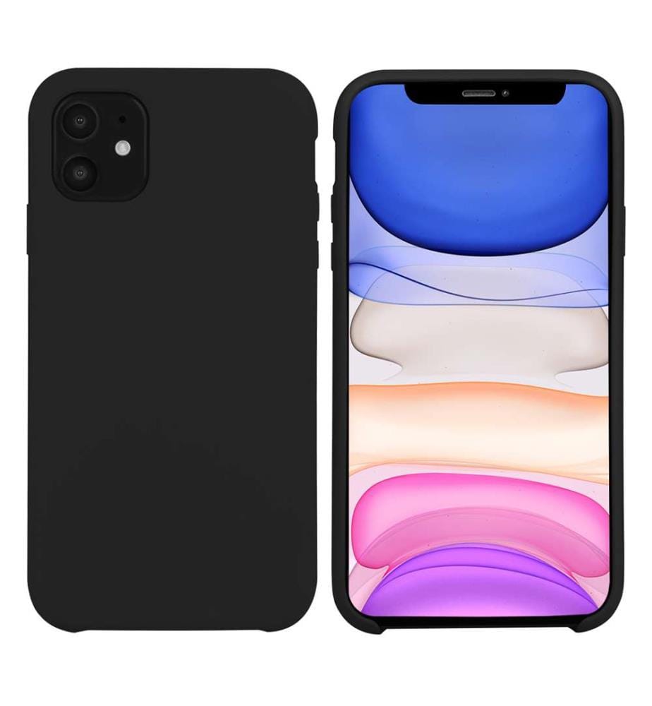 Hard Silicone Case for iPhone 11 - Black