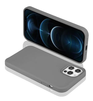 Case for iPhone 12 Pro Rigid Silicone - Graphite
