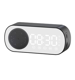 Bluetooth alarm clock speaker - Black