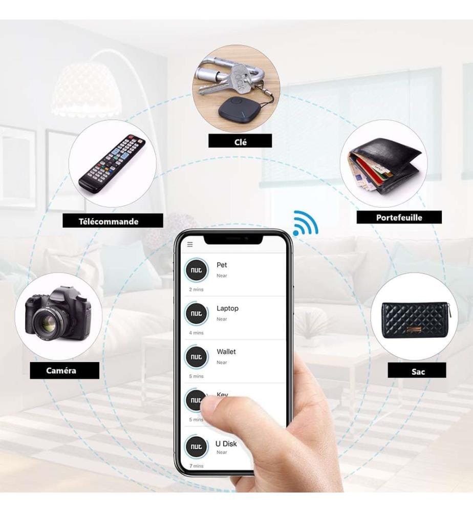 Anti-Lost Remote Control - Black