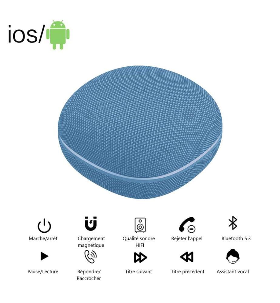 Ecouteurs Bluetooth Avec Reduction de Bruit - Noir