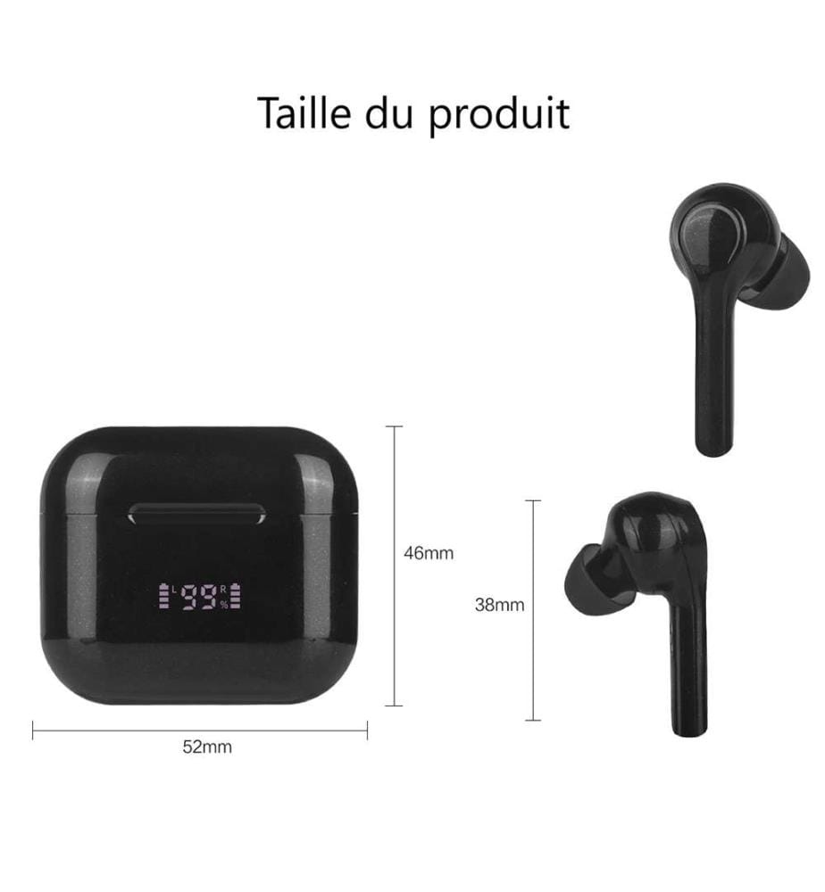 Wireless Bluetooth Headset - Black