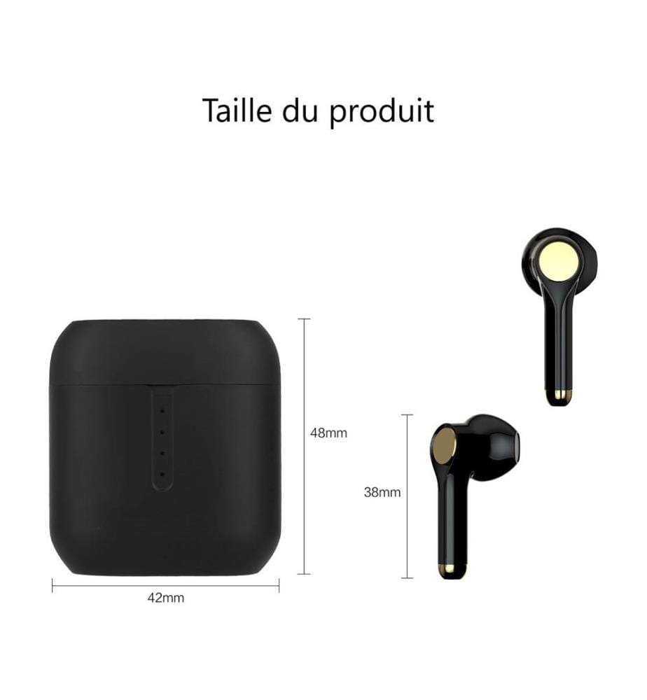Cuffiette Bluetooth - Nero