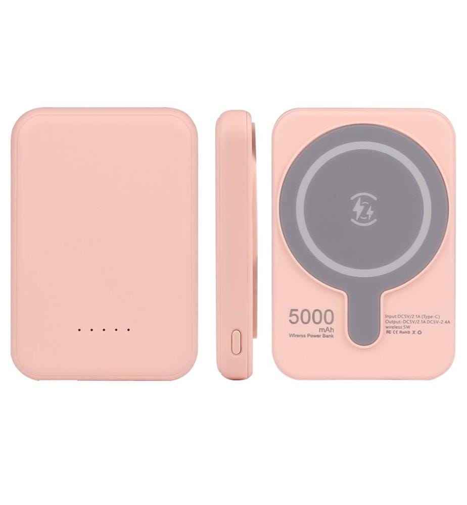 Magsafe Externe Batterie 5000 Mah - Rosa