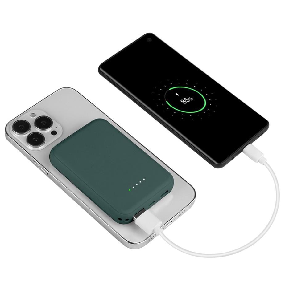 Magsafe Externe Batterie 5000 Mah - Grün