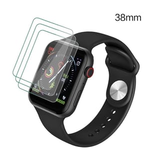 3er-Pack Schutzhüllen für Apple Watch 38 mm - Transparent