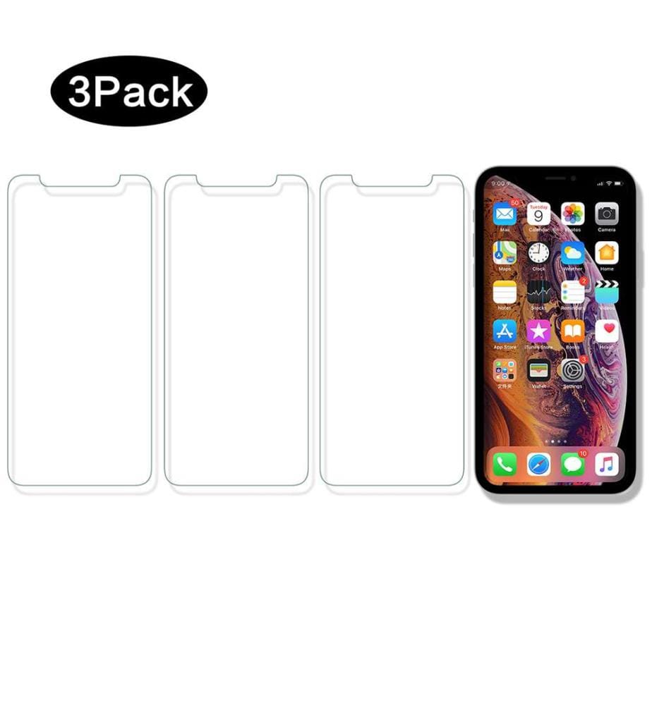 Confezione da 3 vetri temperati per iPhone XR - Trasparente
