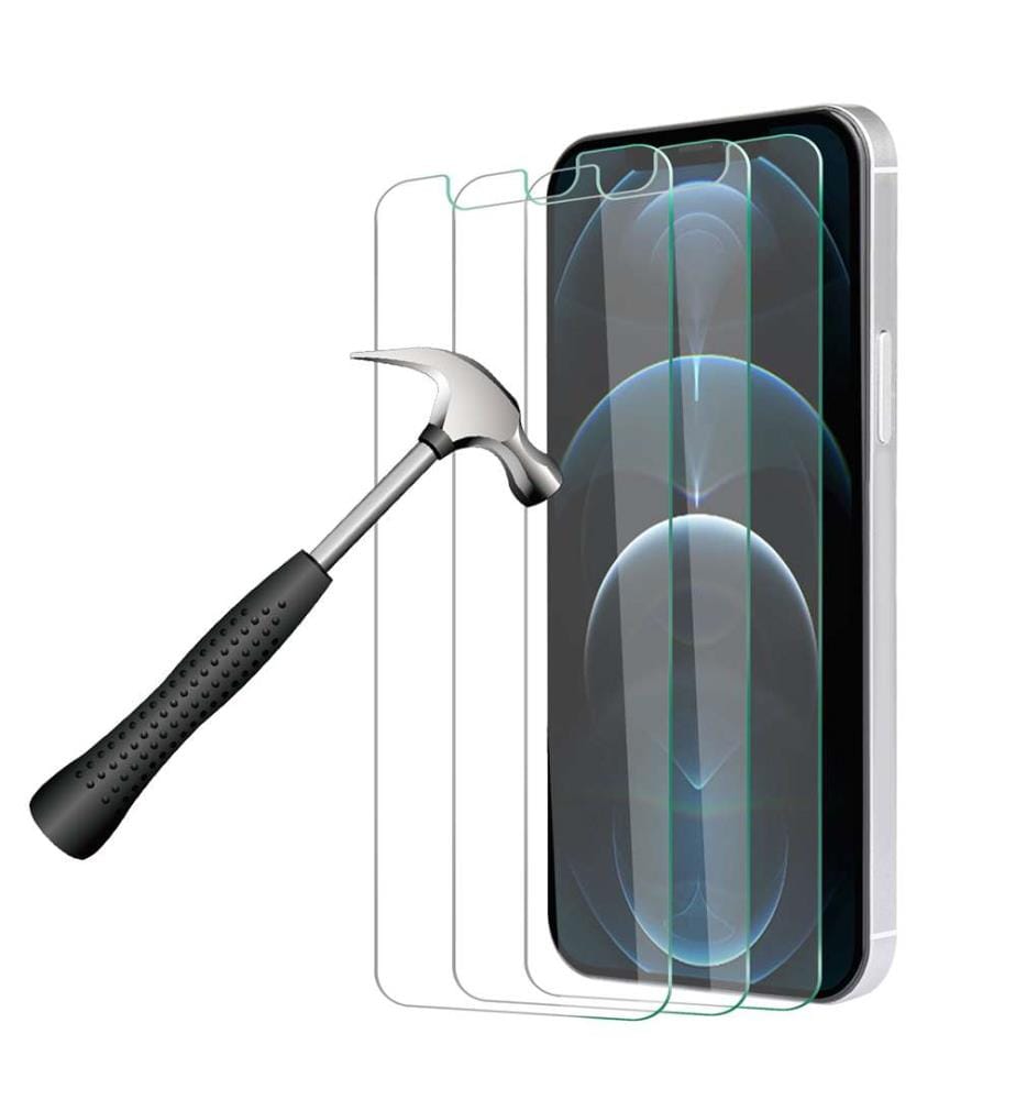 Pack of 3 Tempered Glasses for iPhone iPhone 12/12Pro - Transparent