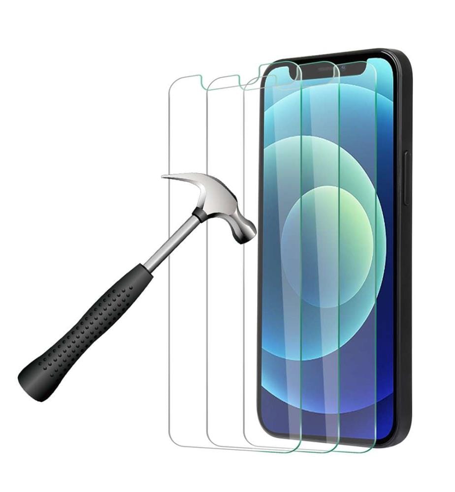 Pack of 3 Tempered Glasses for iPhone 12 Mini - Transparent