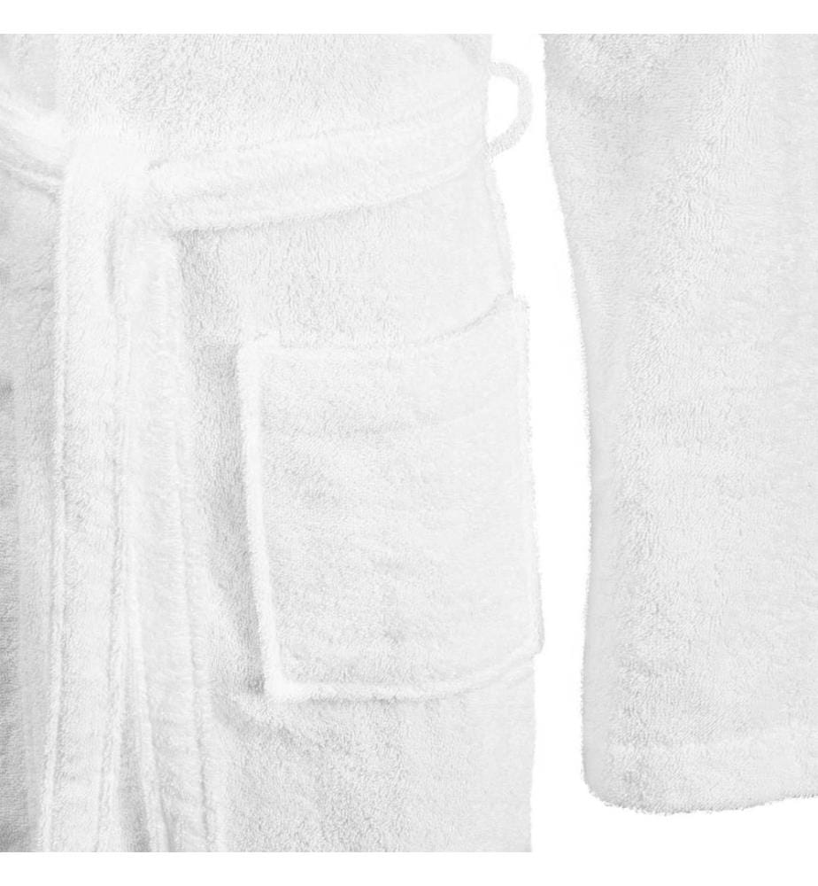 Bademantel KINN Weiss XXXL Baumwolle