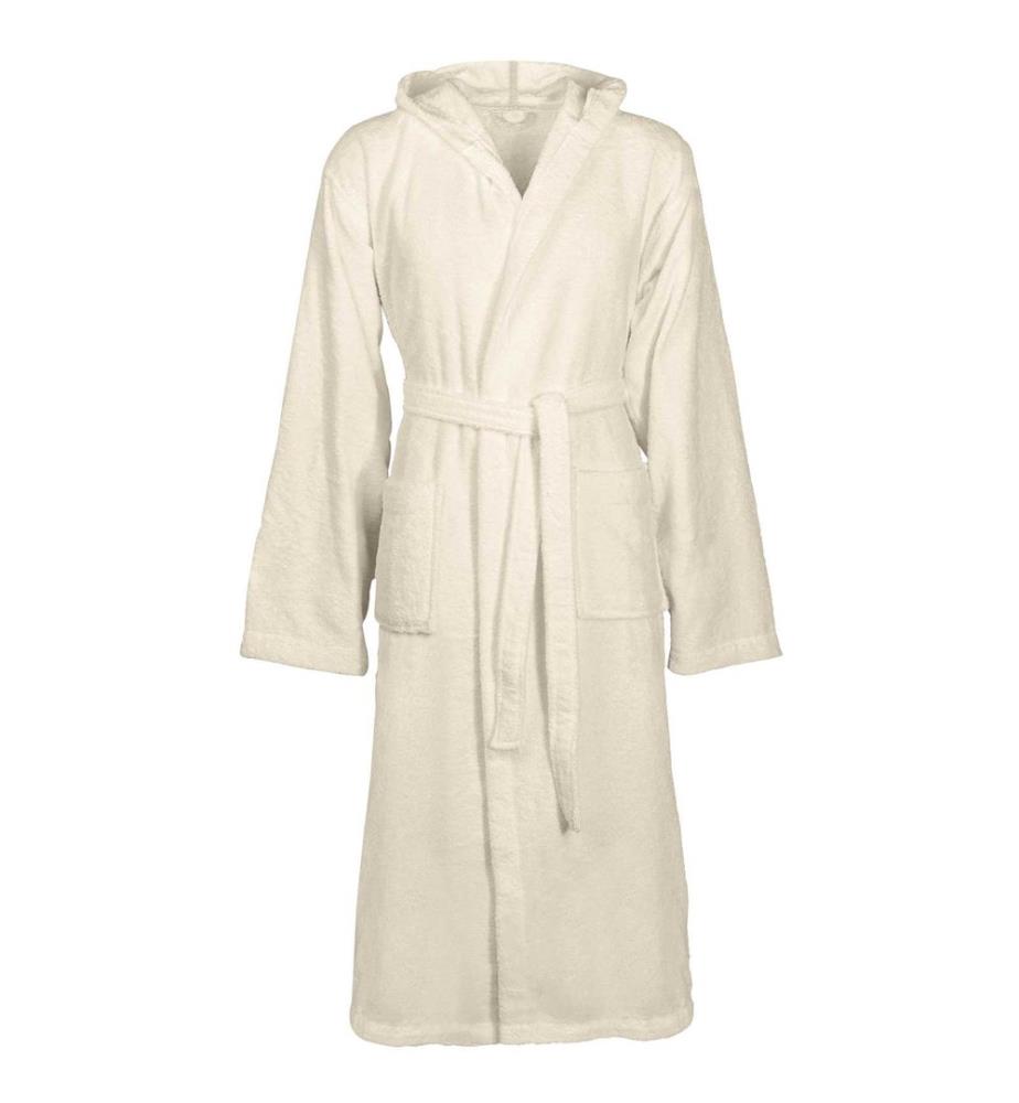Bademantel KINN Creme XL Baumwolle
